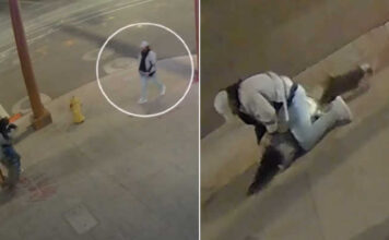 Guy Uses "Sleeper Hold" in a Street Fight To Save A Woman