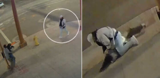 Guy Uses "Sleeper Hold" in a Street Fight To Save A Woman