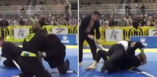 White Belt Attacks Referee After Being Choked Out