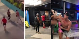 MMA Fighter Beats Two Guys Who Were Beating Some Man Brutally