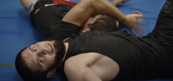 Islam mahkachev intentionally chokes out training partner