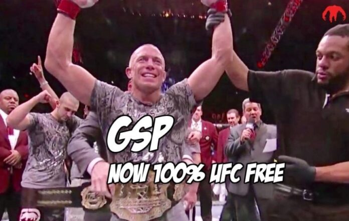 GSP free From the UFC