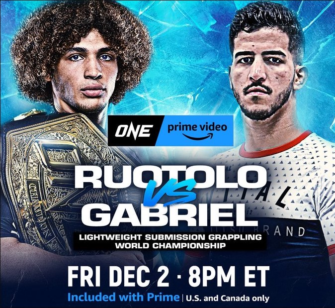 One submission grappling title match Ruotolo vs Gabriel