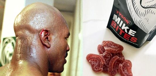 MIke Tyson and Holyfield Launch Ear-Shaped Marijuana Gummies