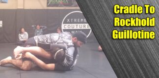 rockhold arm-in guillotine choke from cradle