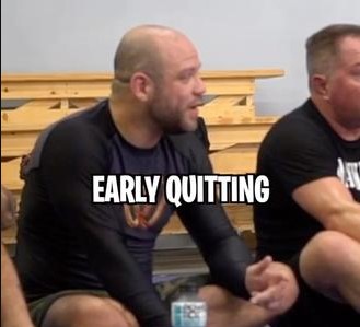 Brandon McCaghren on Early Quitting in BJJ
