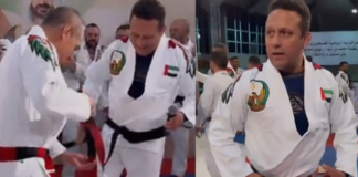 Renzo Gracie Promoted To Coral Belt By Rickson Gracie [VIDEO]