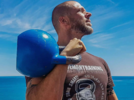 kettlebell shoulder workout for BJJ and MMA shoulder health and stability