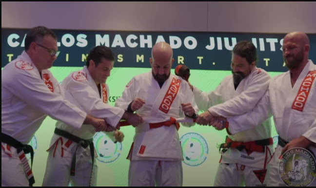 Carlos Machado belt promotion