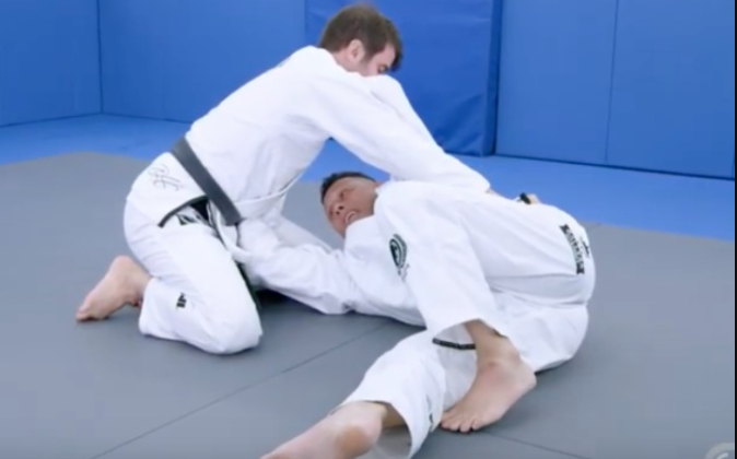 side control position in Jiu-Jitsu