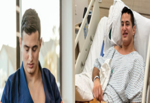 Caio Terra, Brazilian Jiu-Jitsu legend, recovering from hip surgery following a car accident in 2021.
