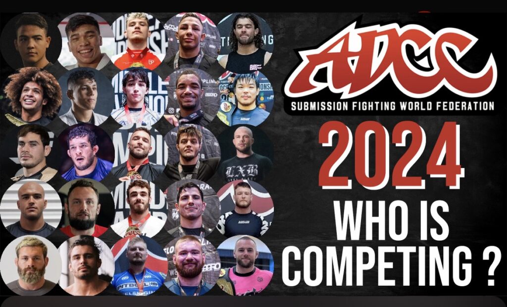 Cover picture of ADCC 2024 world championships competitors.