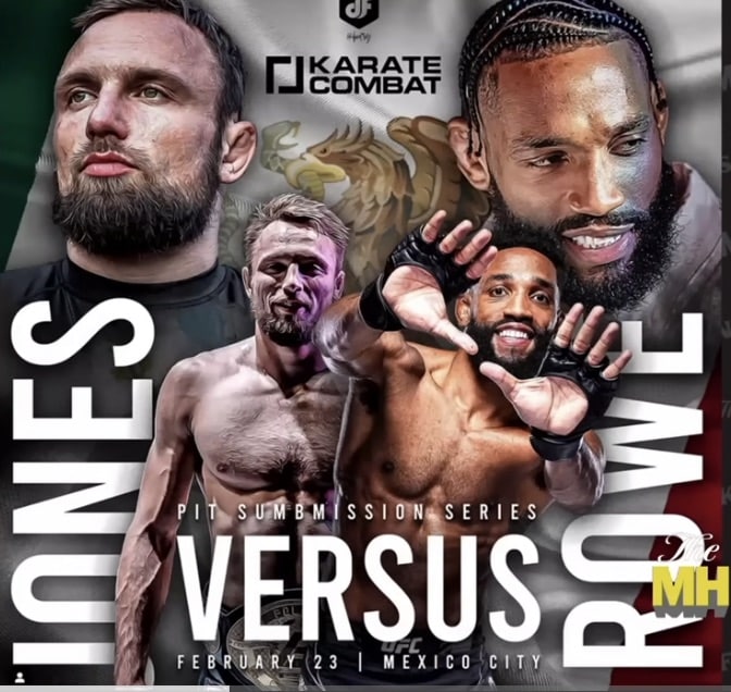 Craig Jones fights at Karate Combat versus Phil Rowe poster