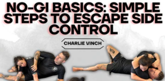 Simple Steps To Escape Side Control Charlie Vinch DVD Review