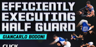 Efficiently Executing The Half Guard Giancarlo Bodoni DVD Review