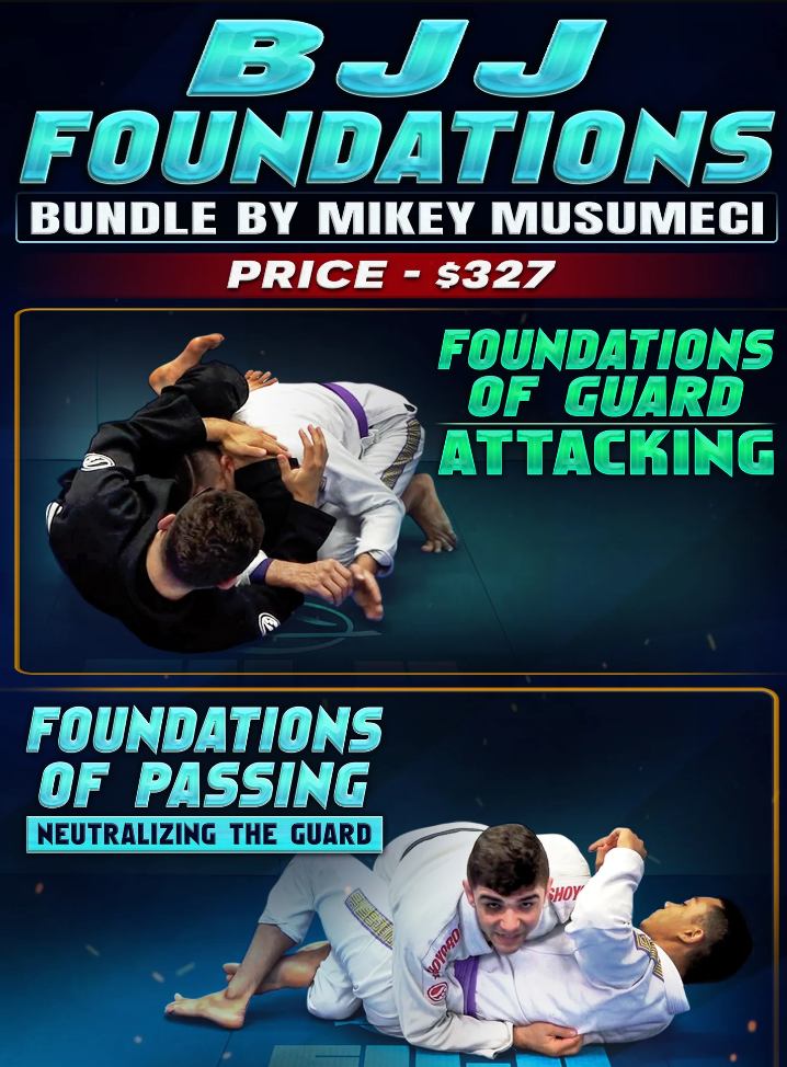 BJJ Foundations Mikey Musumeci DVD Bundle Cover