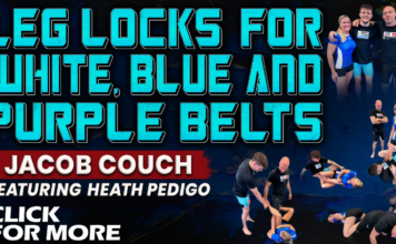 Jacob Couch Leglocks For White, Blue and Purple Belts DVD Review