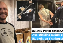 Jiu-Jitsu Pastor Fends Off Axe-Wielding Burglar with BJJ Skills on Thanksgiving Day