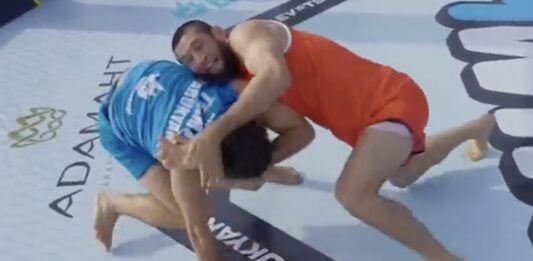 Watch Khamzat Chimaev Rag Dolls Top UFC Fighter in Viral Grappling Video