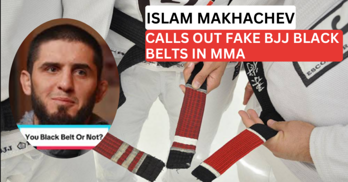 Islam Makhachev Lauds 'Real BJJ Black Belts' and Calls Out Pretenders