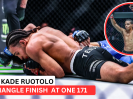 WATCH Kade Ruotolo Arm Triangle ONE 171 Showstopper Submission!