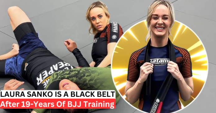 UFC Laura Sanko Earns Long-Awaited BJJ Black Belt After 19 Years