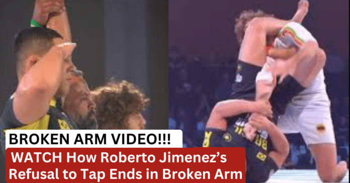 Mica Galvão Snaps Roberto Jimenez’s Arm at BJJ Stars 15