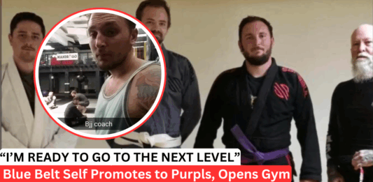 Another Belt Self Promotion in BJJ - From Blue to Purple to Gym Owner Overnight?