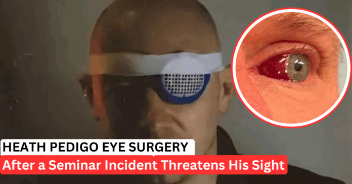 Heath Pedigo Eye Surgery Details After Freak Accident Nearly Costs Him an Eye