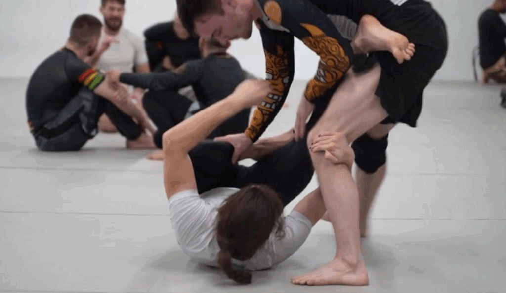 Adele Fornarino Rolling With Men in BJJ