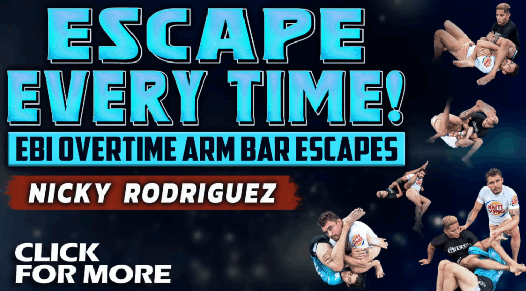EBI Overtime Nick Rodriguez DVD Bundle Arm Bar Escapes