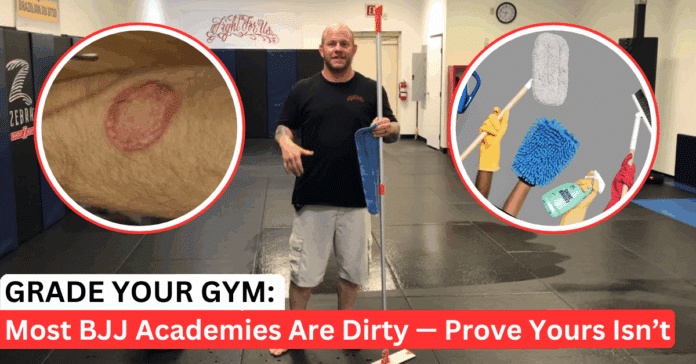 BJJ Academies Are Dirty - Grade Your Gym On The Mat Health Code