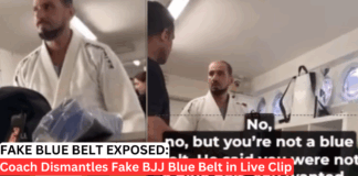 WATCH: BJJ Academy Puts Fake Blue Belt On Blast Live