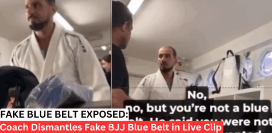 WATCH: BJJ Academy Puts Fake Blue Belt On Blast Live
