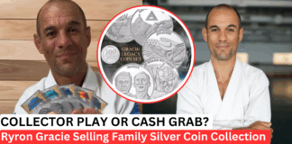 New Gracie Merch Drop: Ryron Gracie Selling Silver Coins