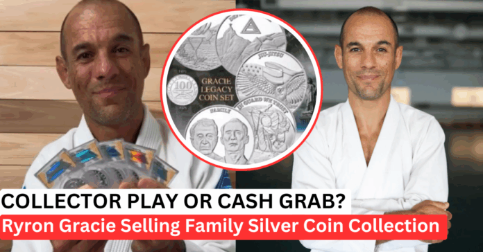 New Gracie Merch Drop: Ryron Gracie Selling Silver Coins