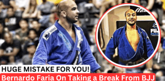 Bernardo Faria Biggest Mistake Is To Quit BJJ For A Little - One Class Beats Zero