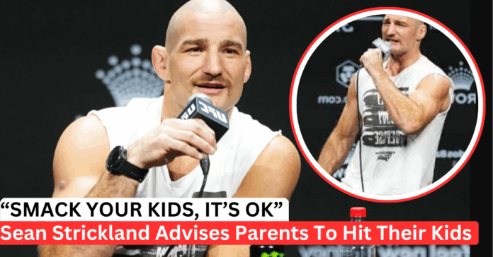 “My Generation Ruined Smacking”: Sean Strickland Urges Parents To Hit Kids In New Social Posts