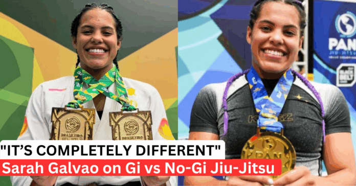 Sarah Galvao On Gi And No-Gi: "They’re Two Different Sports"
