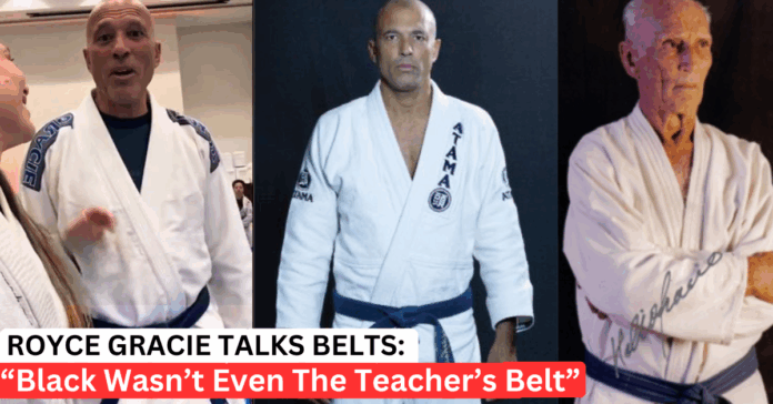 Why Royce Gracie Wears A Blue Belt - Inside Hélio’s Three-Color System