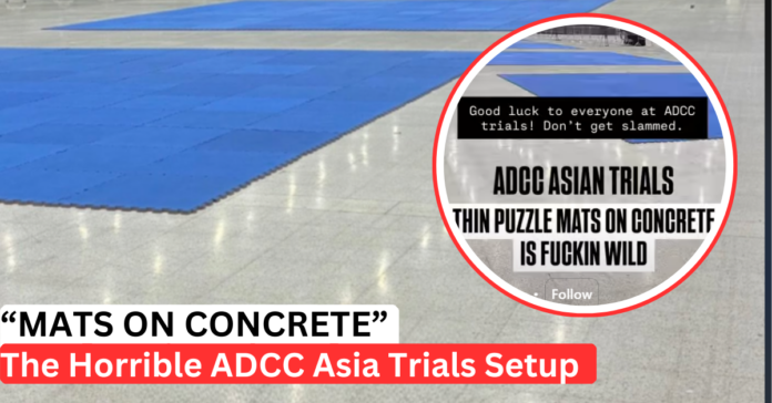 adcc-asia-trials-mats-laid-on-concrete ADCC Asia Trials Mats Laid On Concrete Setup Shocks Competitors