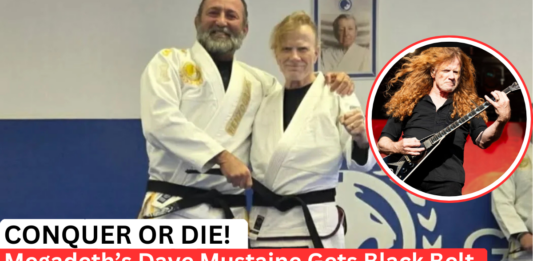 Megadeath's Dave Mustaine Promoted To BJJ Black Belt in His Mid-60s