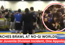 No Gi Worlds Coaches Brawl Erupts Matside During Juvenile Match—Coach Issues Public Apology No-Gi Worlds Coaches Brawl Erupts Matside During Juvenile Match