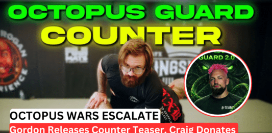 Gordon Ryan Octopus Guard Counter Is Coming As Craig Jones Donates $30,000 From Octopus Guard 2.0 Sales