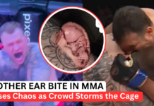 MMA Fighter Bites Opponent’s Ear and Sparks Cage-Side Chaos at Clash 15 in Brno MMA Fighter Bites Opponent’s Ear and Sparks Cage-Side Chaos at Clash 15 in Brno