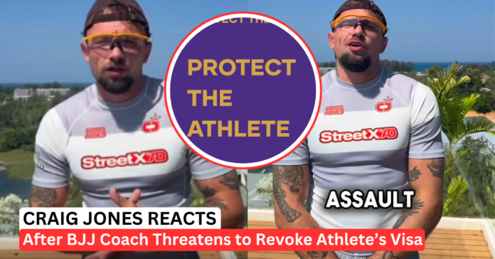 BJJ Coach Threatens to Revoke Athlete Visa After SA Police Report as Craig Jones Issues Brutal Warning