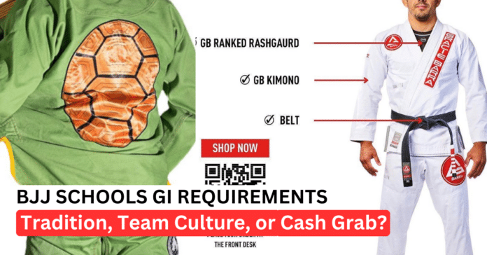 BJJ Schools Gi Requirement: Are Coaches Pushing Gi Class To Sell You Another Uniform?