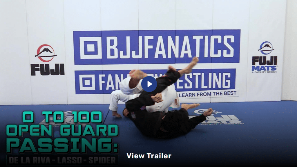 0 To 100 Open Guard Passing Felipe Pena DVD Preview