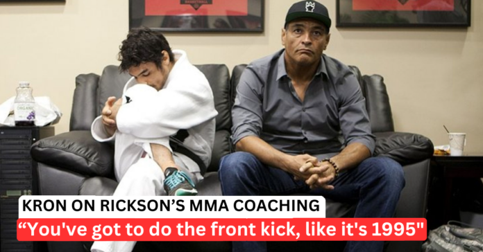 kron-gracie-ricksons-old-school-mma-advice/ Kron Gracie: Rickson's Old School MMA Advice "Not Working"