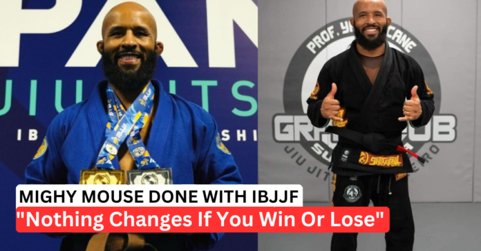 mighty-mouse-ibjjf-retirement-demetrious-johnson UFC Hall Of Famer Mighty Mouse IBJJF Retirement: "Nothing Changes If You Win Or Lose"
